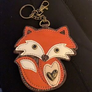 Chaka fox keychain Coin purse